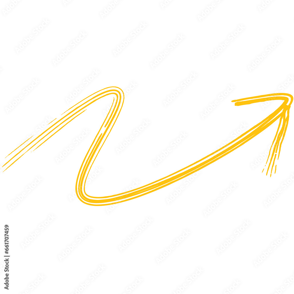 Digital png illustration of yellow arrow on transparent background Digital png illustration of yellow arrow on transparent background