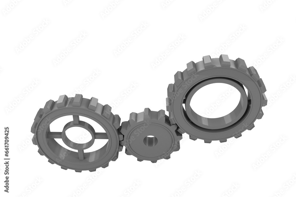 Digital png illustration of gray connected gears on transparent background Digital png illustration of gray connected gears on transparent background