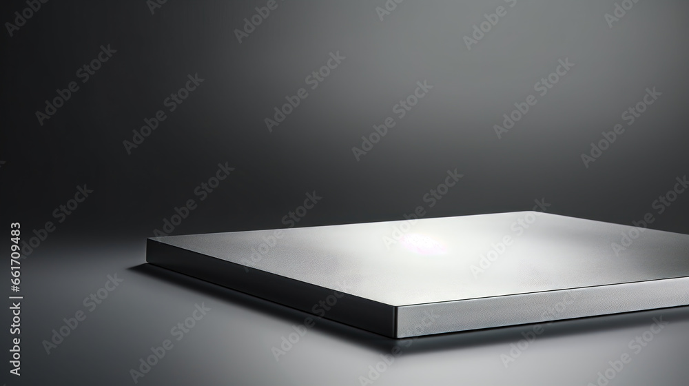 Sleek and Modern A Metallic Floor Tile with Diverse Finishes in a Grey Room AI Generated Sleek and Modern A Metallic Floor Tile with Diverse Finishes in a Grey Room AI Generated
