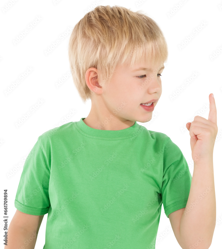 Digital png photo of happy caucasian boy pointing finger on transparent background Digital png photo of happy caucasian boy pointing finger on transparent background