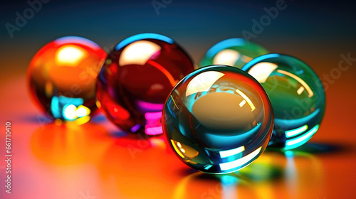 Glossy and Colorful A Luxurious and Sparkling Glass Sheen Design AI Generated