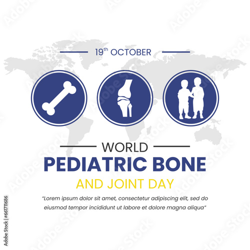 Vector Graphic of World Pediatric Bone and Joint Day
