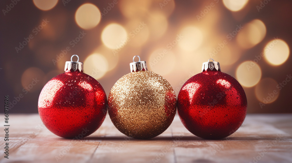 Radiant Adornments: Ornaments in Red and Gold, Generative AI Radiant Adornments: Ornaments in Red and Gold, Generative AI