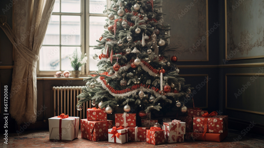Radiant Traditions: Bedecking the Christmas Tree, Generative AI