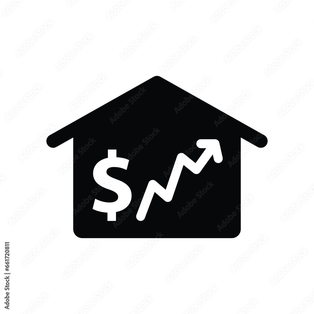 House price vector icon House price vector icon