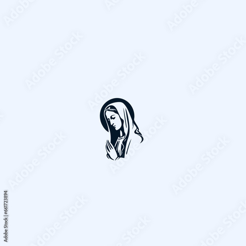 THESE HIGH QUALITY MOTHER MARIA VECTOR FOR USING VARIOUS TYPES OF DESIGN WORKS LIKE T-SHIRT, LOGO, TATTOO AND HOME WALL DESIGN