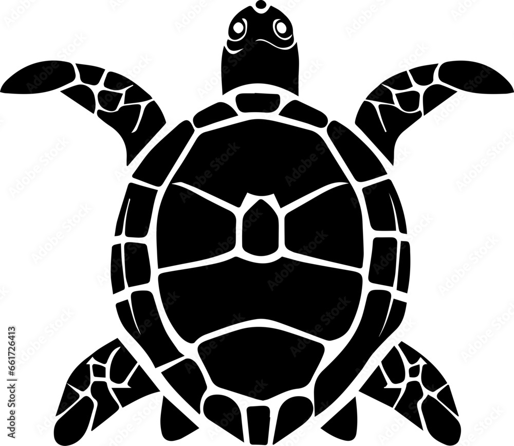 Fototapeta premium Leatherback Sea Turtle icon 2