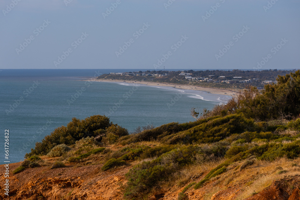 Beautiful view of Sellicks Beach from the top, South Australia. Beautiful view of Sellicks Beach from the top, South Australia.