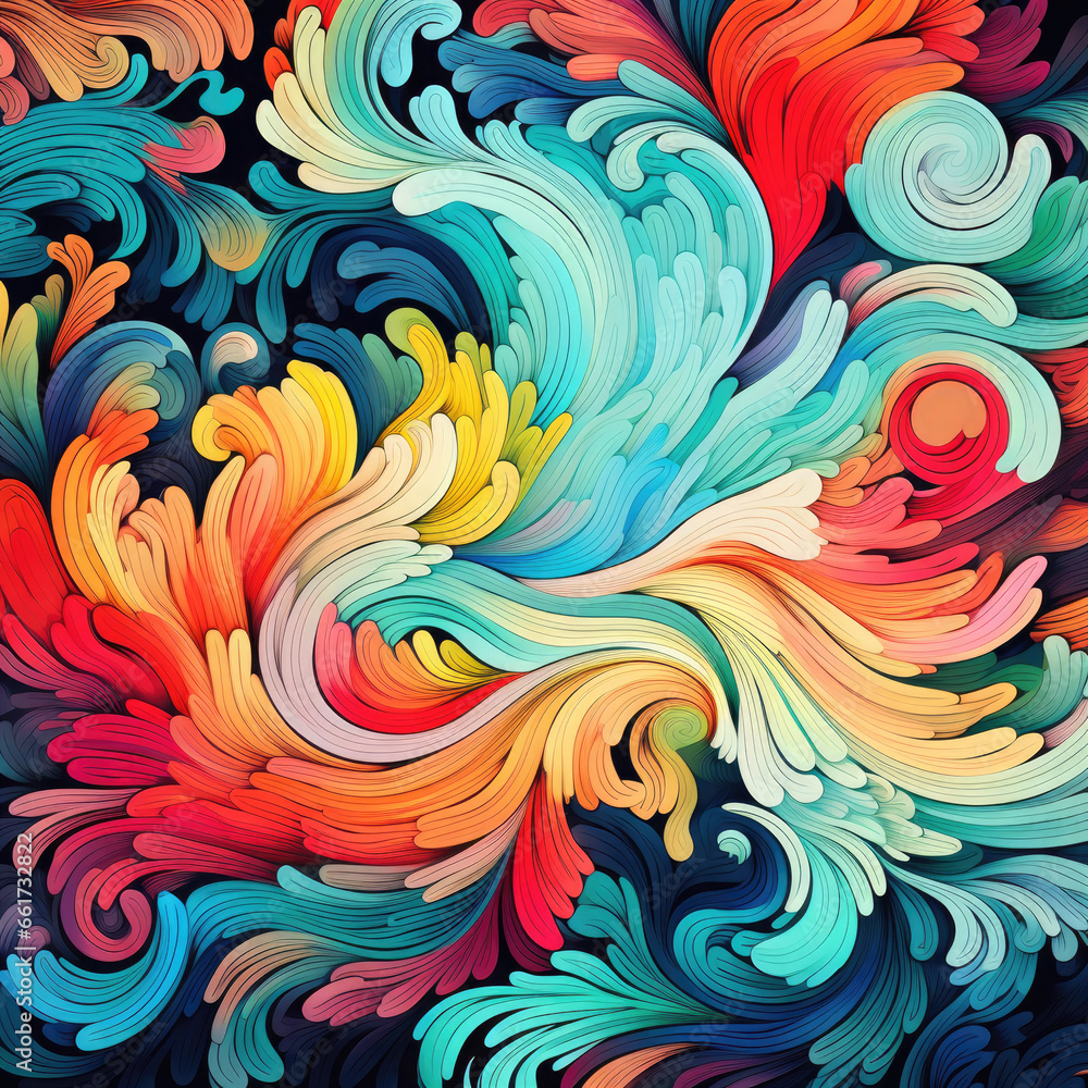 Brightly colored contrasting pattern background Brightly colored contrasting pattern background