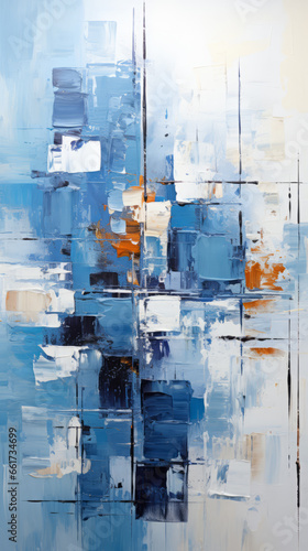Abstract grunge background. Oil painting on canvas.