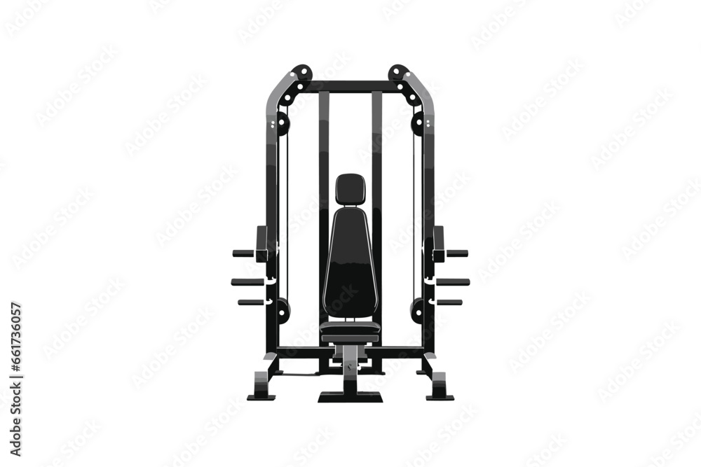 Gym equipments vector design Gym equipments vector design
