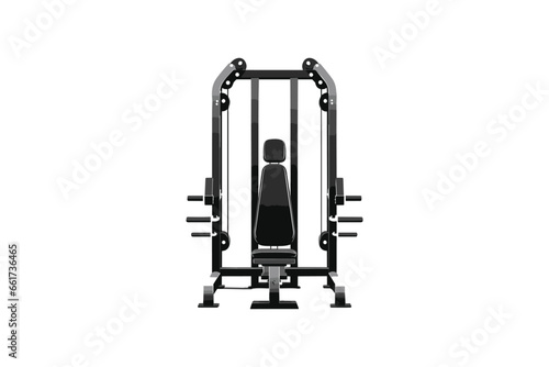 Gym equipments vector design