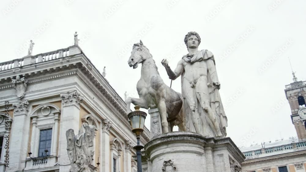 Castor Et Pollux statue In Rome Castor Et Pollux statue In Rome