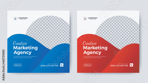 Promotional web banner for social media. Modern elegant sales and discount promotions - Vector.