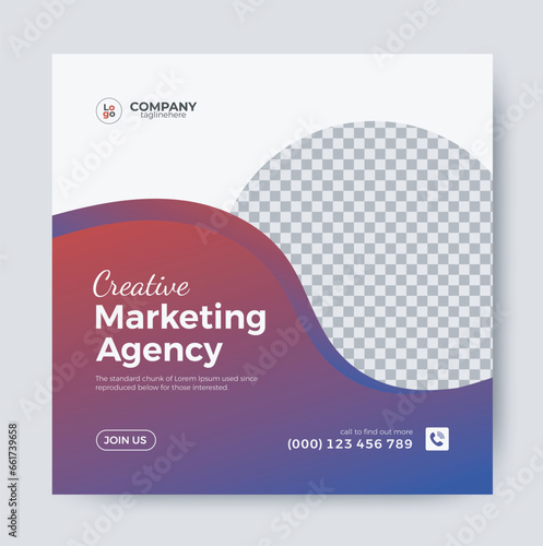 eye caching advertising social media post design