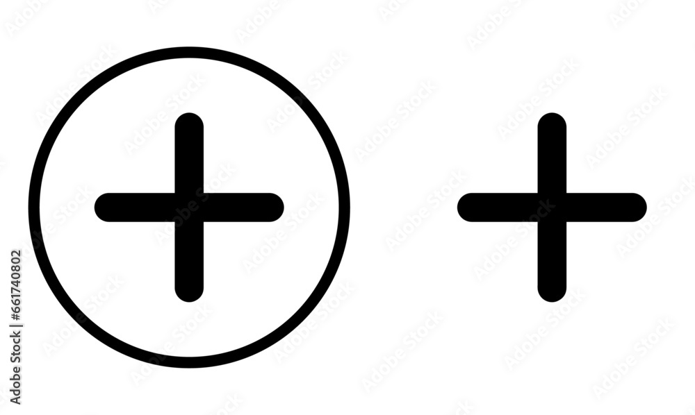 Obraz premium Plus Zoom in icon simple vector perfect illustration