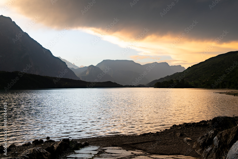 Lago di Cavedine in Italien