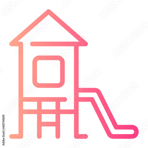 toboggan gradient icon