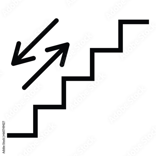 stairs icon vector design template