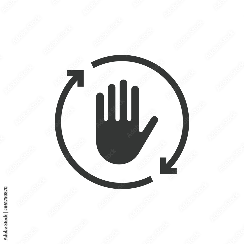 Fototapeta premium Do not enter symbol on a transparent background