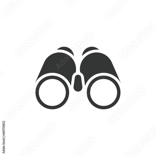 A binocular icon on a transparent background
