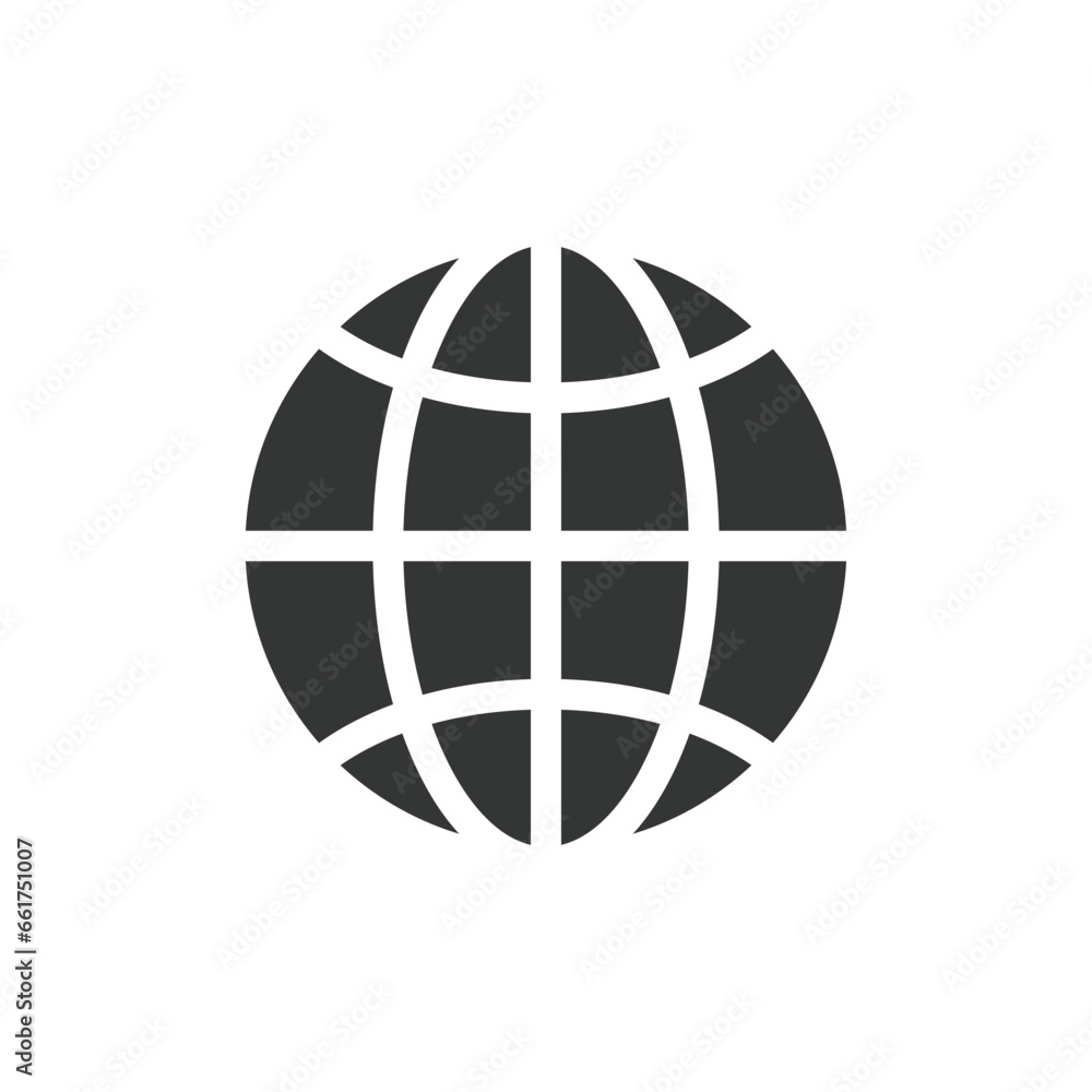 Sphere icon on a transparent background Sphere icon on a transparent background