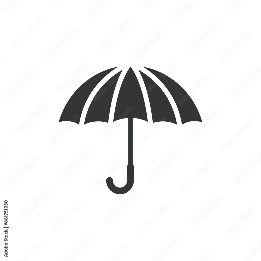 Umbrella symbol on a transparent background Umbrella symbol on a transparent background
