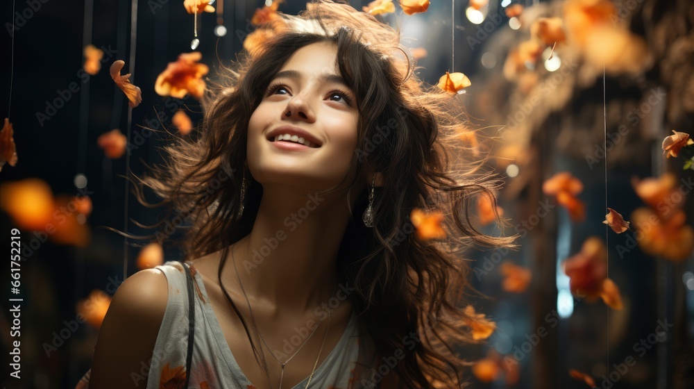 Young Asia Lady Feeling Happiness With Positive Expre 88B7B7, Background Images , Hd Wallpapers, Background Image