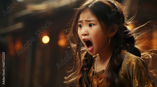 Young Annoyed Asian Girl Close Ears Screaming Fed Up 39078B, Background Images , Hd Wallpapers, Background Image