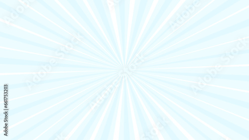 Light blue and white sunburst background