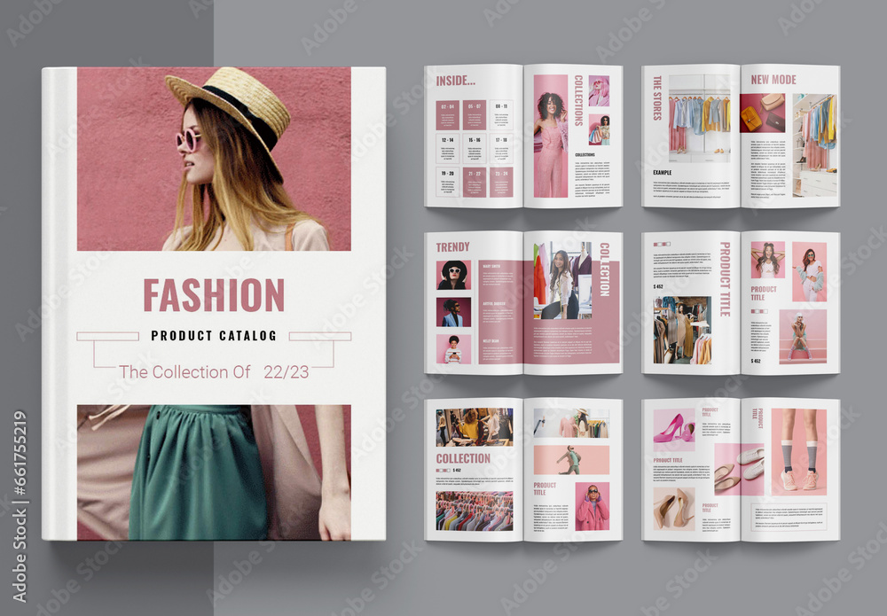 Fashion Product Catalog Stock Template Adobe Stock