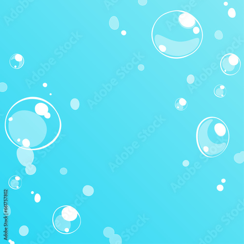 背景イラスト_水中の泡