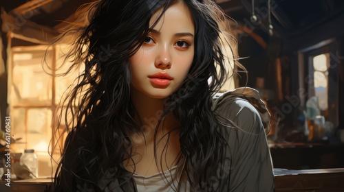 Black Haired Vietnamese Girl Bridge , Background Images , Hd Wallpapers, Background Image © IMPic