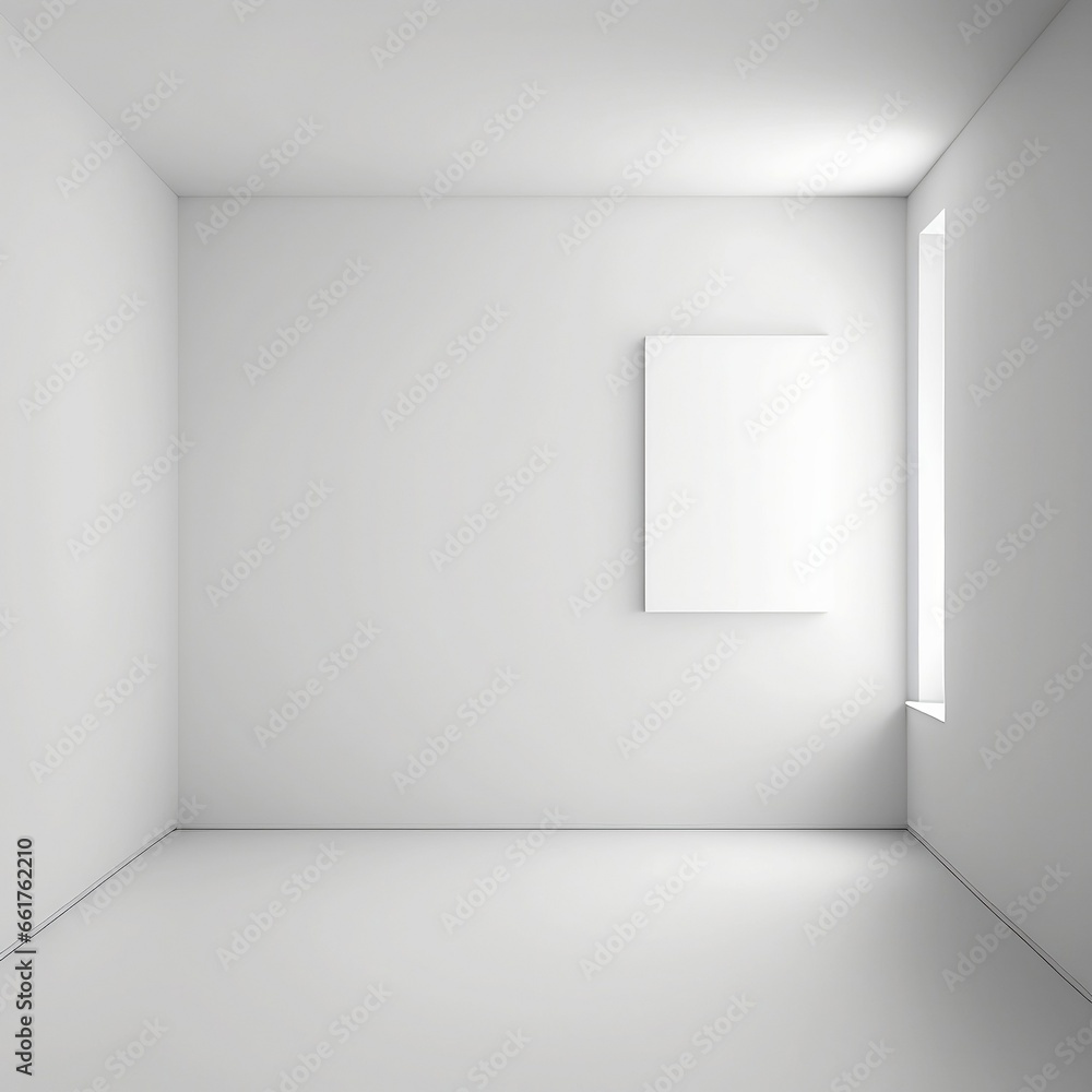 Blank Photo Frame Mockup on White Background Blank Photo Frame Mockup on White Background