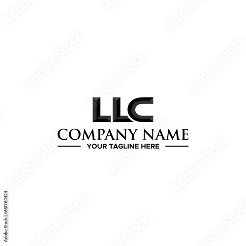LLC Initial Logo Sign Design for Your Company