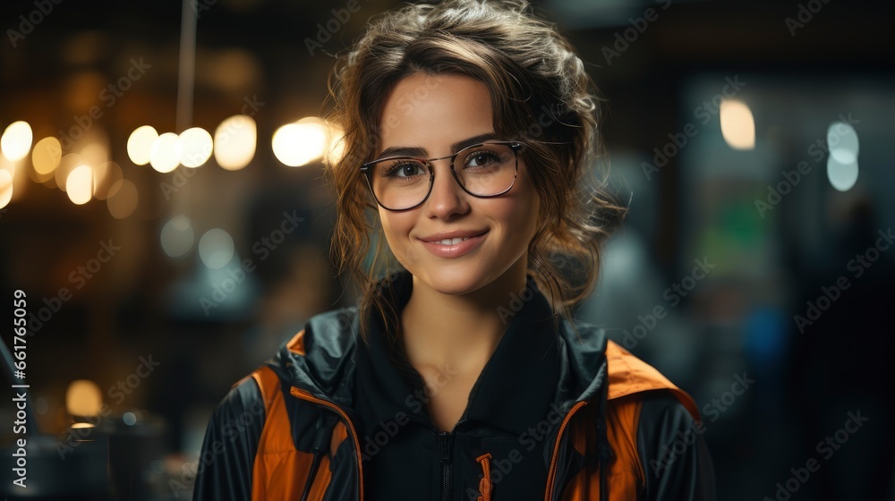 Image Young Asian Woman Company Worker Glasses Smilin , Background Images , Hd Wallpapers, Background Image