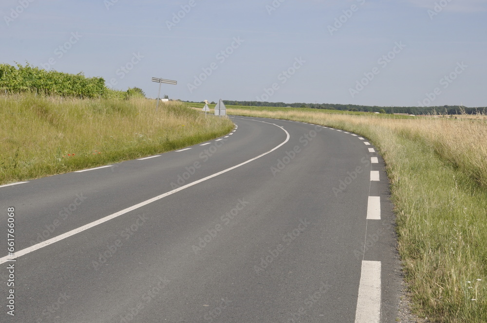 A road in the countryside