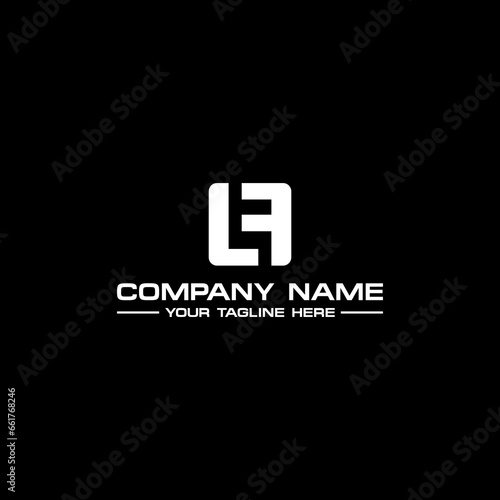 LF Initial Logo Sign Design for Your Company © Ashalina