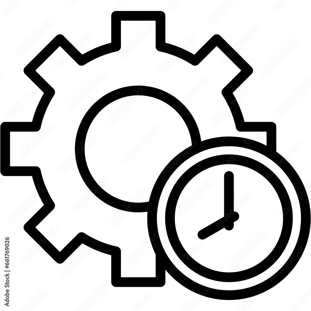 Time Management Icon Time Management Icon