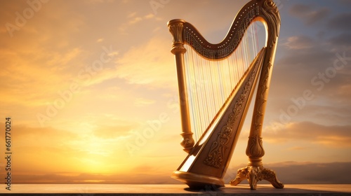 harp musical instrument  photo