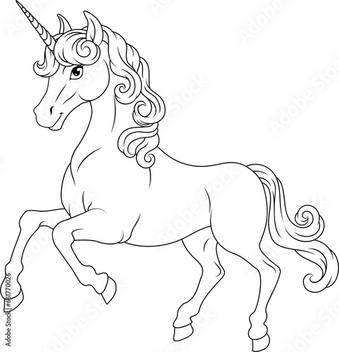 Unicorn Horn Horse Animal C...