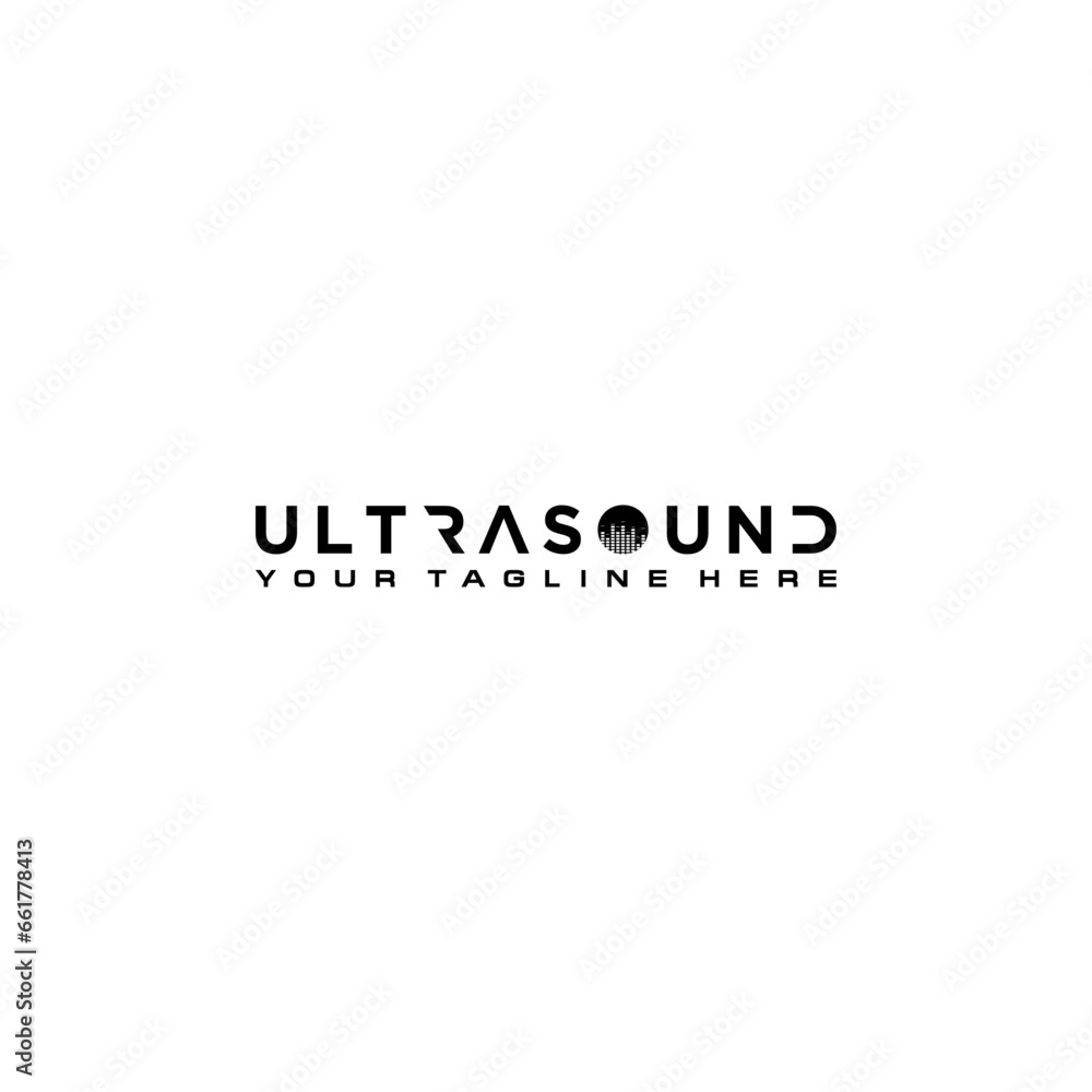 Ultra Sound Logo Sign Design