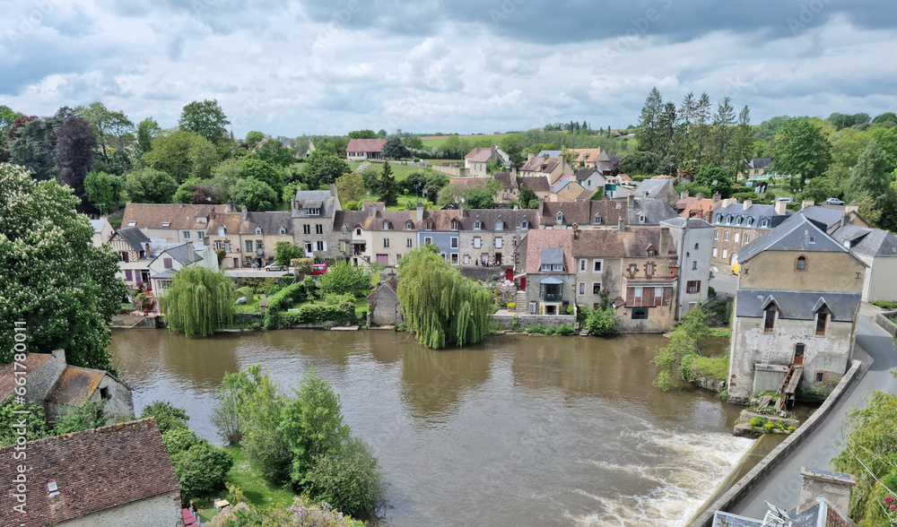 Fototapeta premium Les Alpes Mancelles, Fresnay sur Sarthe, 72, Pays de la Loire, France