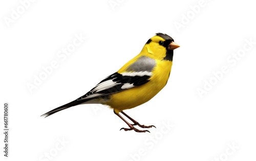 3D Cartoon Image of American Goldfinch on isolated background ©  Creative_studio