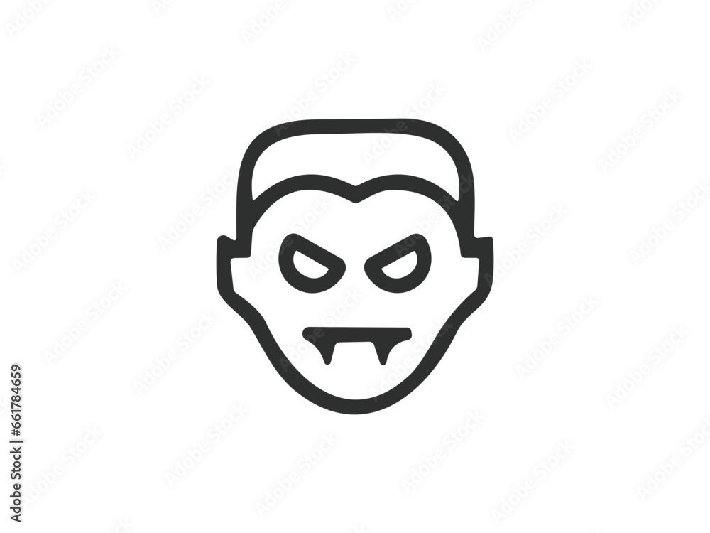 halloween icon on white background