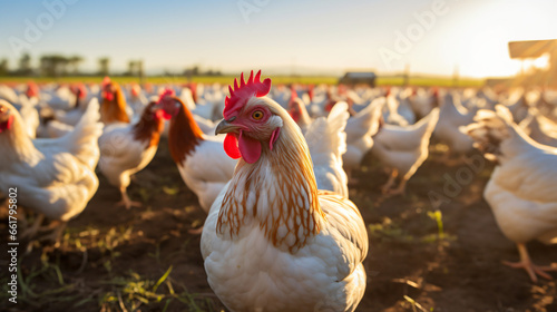 Chicken countryside farm rural
