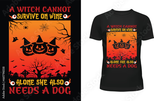 Halloween t-shirt design