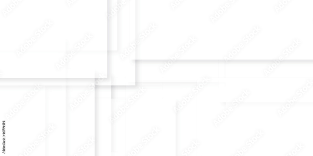 Modern Abstract white background design with layers of textured white transparent material in triangle and squares shapes. White color technology concept geometric line vector background. Modern Abstract white background design with layers of textured white transparent material in triangle and squares shapes. White color technology concept geometric line vector background.