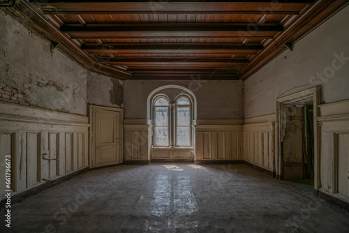 Abandoned haunted palace castle in Bożków in Lower Silesia, Poland © Arkadiusz