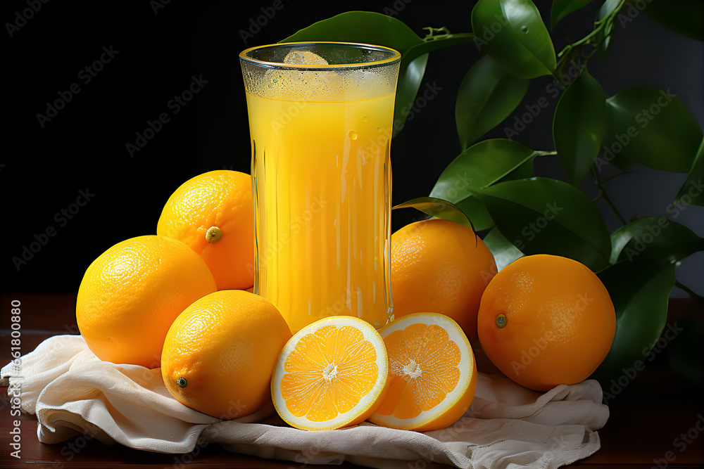 Soczyste pomarańcze, które rozpromienią Twój dzień. To zdjęcie ukazuje naturalną świeżość i apetyczność owoców, idealne jako inspiracja do zdrowego stylu życia i kulinarnych projektów. - obrazy, fototapety, plakaty 